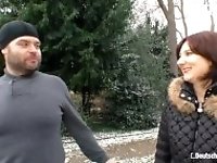 "DeutschlandReport - Newbie German MILF Sucks And Fucks Her Lover On Camera - AMATEUREURO"