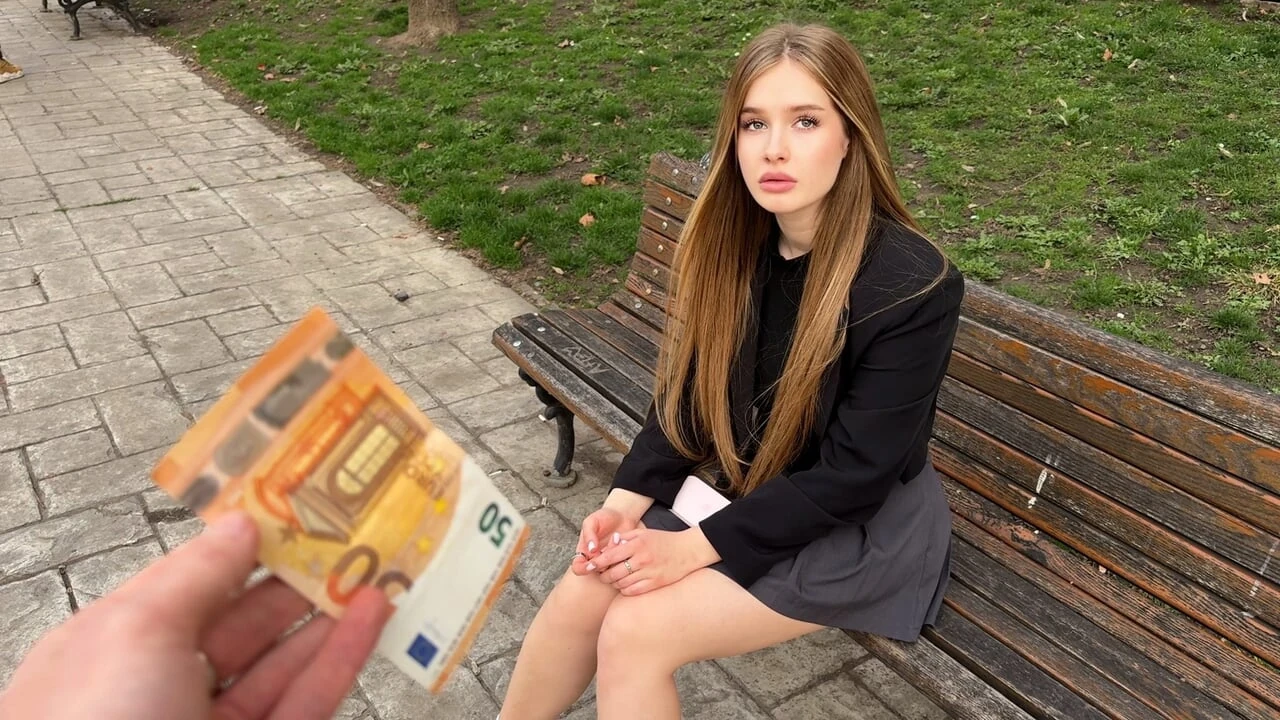 Blonde Teen Girl in Need of a Helping Hand