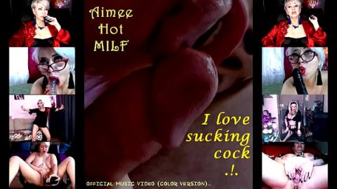 Seductive MILF Aimee Blows Cock